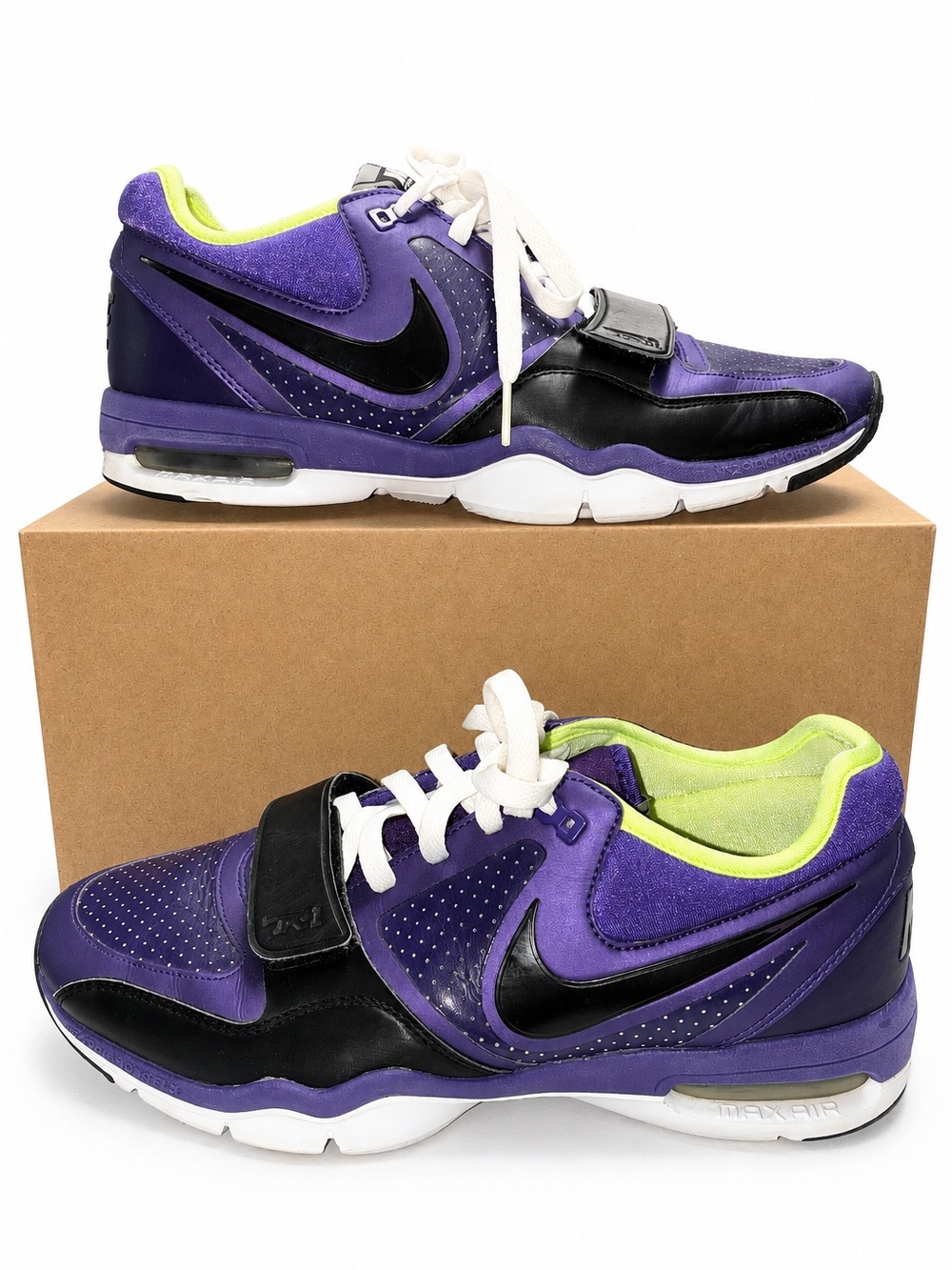 Nike Max Air Trainer One Purple Black Women’s Size 9.5 Medium Crosstrainers